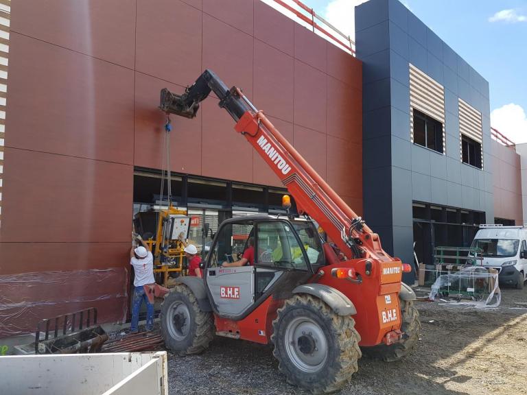 Construction d'un bâtiment commercial