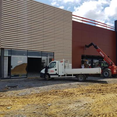 Construction d'un bâtiment commercial