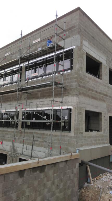 Construction d'un immeuble de bureaux